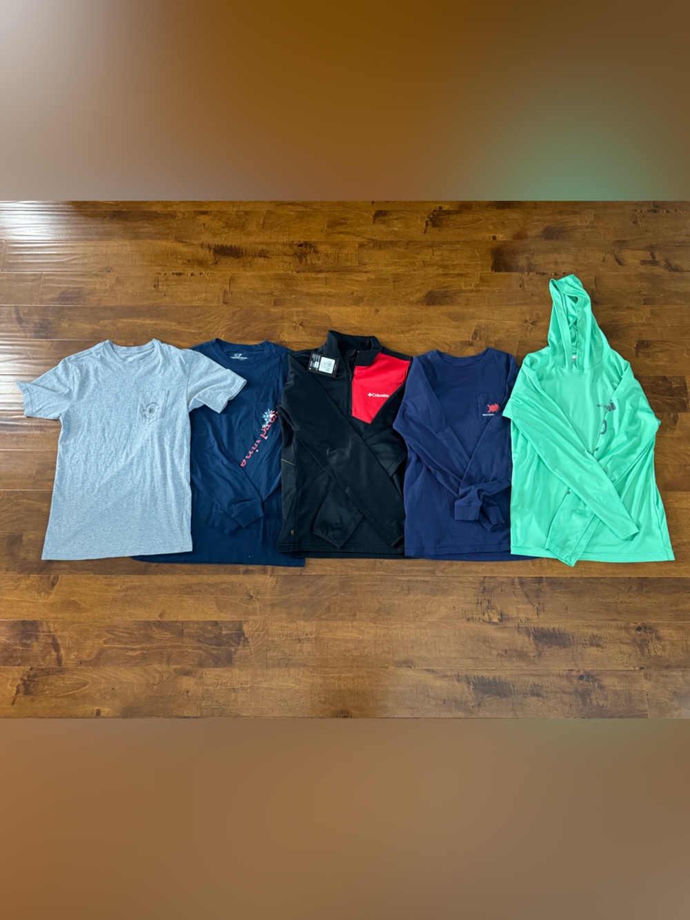 Men’s XS Columbia, Vineyard Vines & Southern Tide shirts